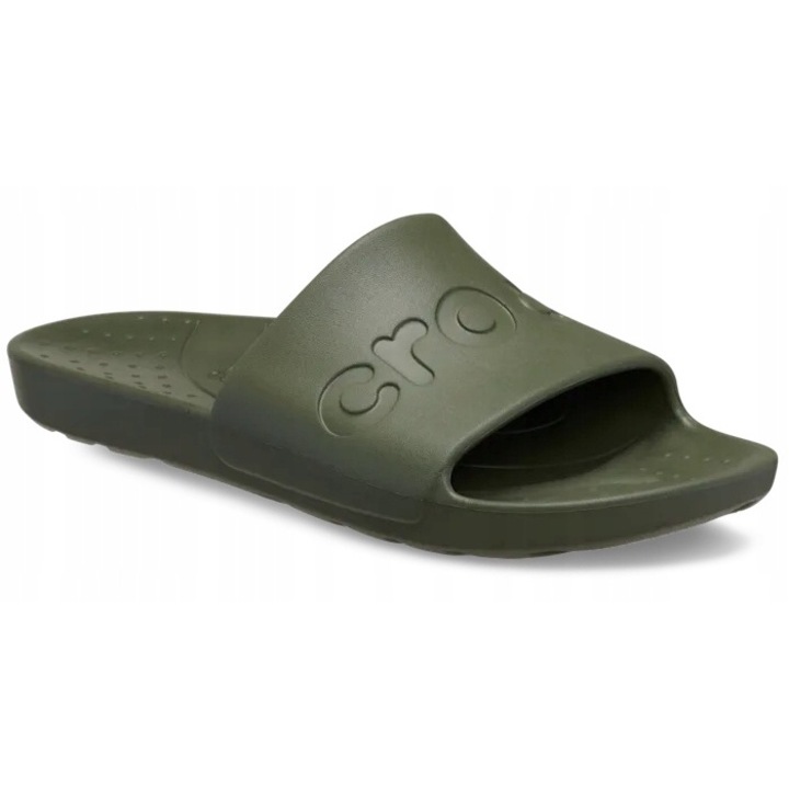 Crocs, Slapi Femei, Spuma Croslite 210088 Slide, Verde, Verde, 37-38
