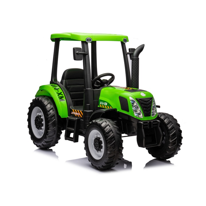 Tractor electric Lean, A011, verde, 2x200W, 135x82x103cm, set cu telecomanda