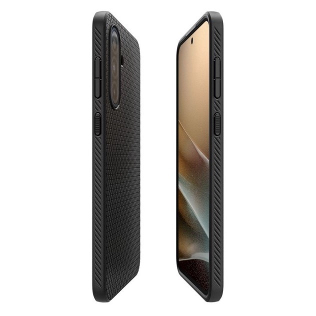 Husa Spate Spigen Liquid Air Compatibila Cu Samsung Galaxy A56 5G, Materiale Premium, Rezistenta La Socuri, Silicon, Negru