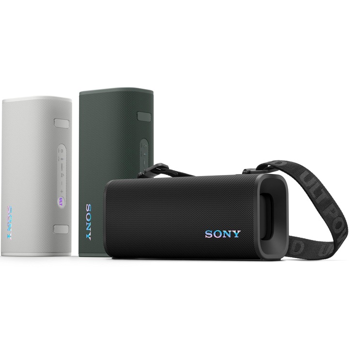 Преносима тонколона Sony ULT FIELD 3 SRS-ULT30B, Bluetooth 5.2, ULT Power Sound, 24-часов живот на батерията, Водоустойчивост IP67, Черен