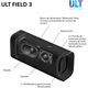 Boxa portabila Sony ULT FIELD 3 SRS-ULT30B, Bluetooth 5.2, ULT Power Sound, Autonomie 24 ore, Rezistenta la apa IP67, Negru