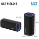 Преносима тонколона Sony ULT FIELD 5 SRS-ULT50B, Bluetooth 5.3, 2 режима на ULT Power Sound, 360 лумена, Живот на батерията 25 часа, Водоустойчивост IP67, Черен