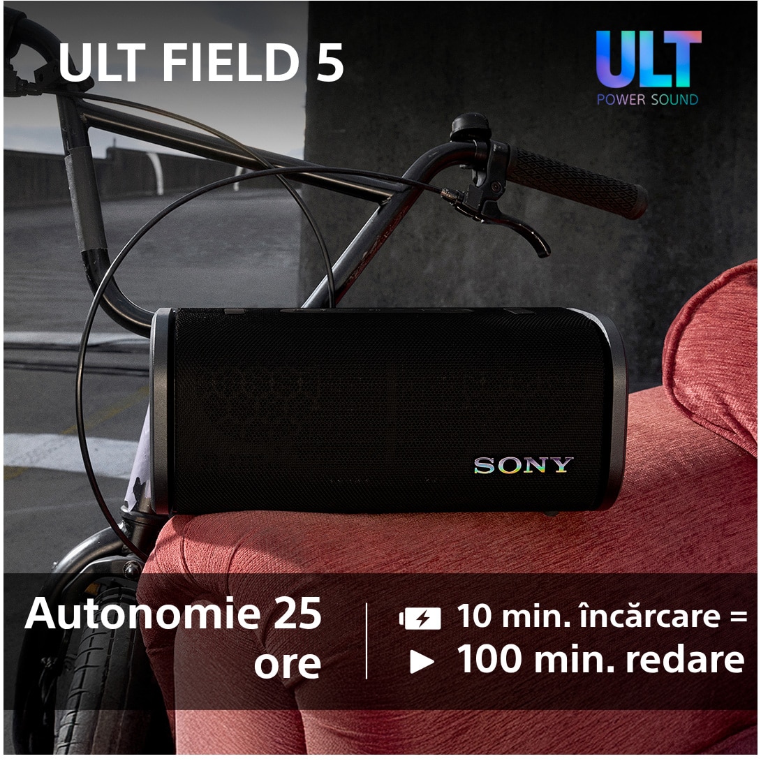 Boxa portabila Sony ULT FIELD 5 SRS-ULT50B, Bluetooth 5.3, 2