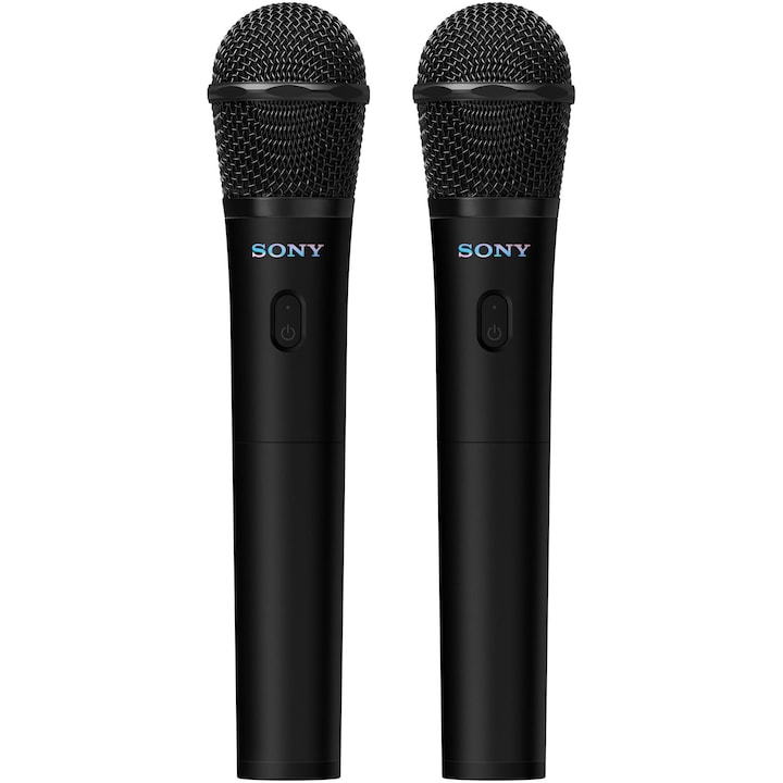 Комплект от 2 микрофона Sony ULT MIC, Безжични, Advanced Noise Reduction, Безжичен приемник, USB Type C, Черен