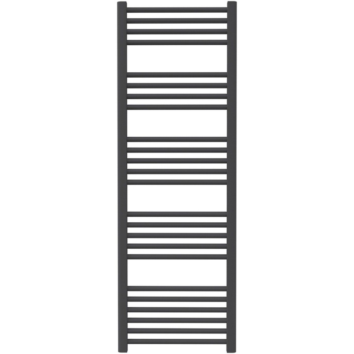 Radiator (calorifer) baie portprosop RADOX Celsius, 500x1470 mm, accesorii incluse, Negru mat