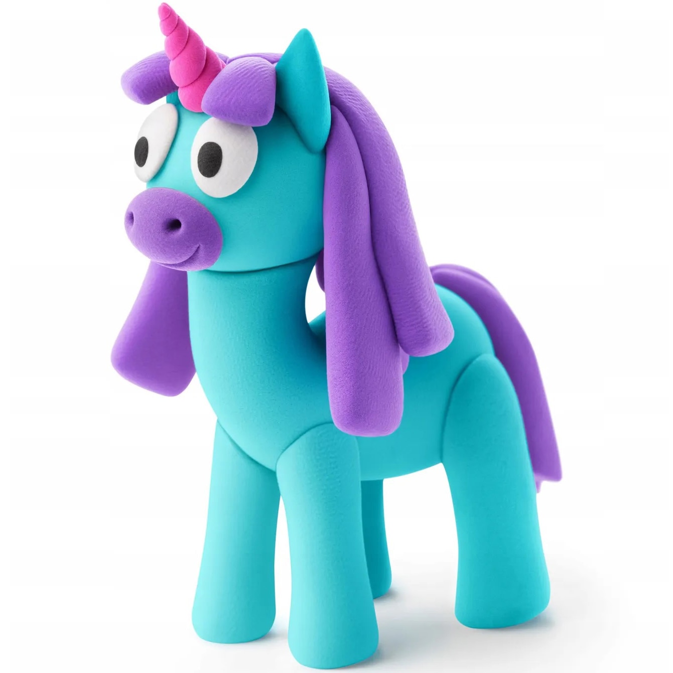 Set Hey Clay - Rainbow Unicorns - eMAG.ro
