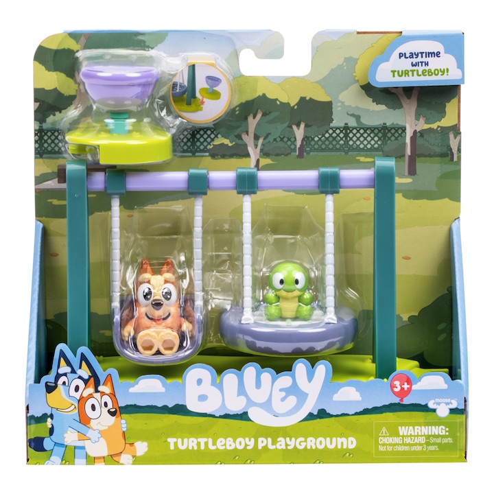 Игрален комплект Bluey - Turtleboy Playground, с 2 фигурки