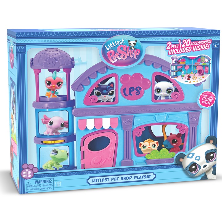 Littlest Pet Shop: Nagy ház játékkészlet figurákkal - 2. széria