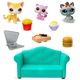 Littlest Pet Shop: Diner Dash játékkészlet, 7. generáció, 3. széria - 3 db-os
