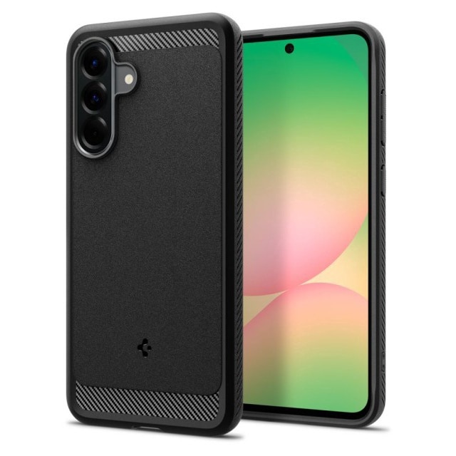 Husa Spate Spigen Rugged Armor Compatibila Cu Samsung Galaxy A56 5G, Materiale Premium, AntiShock, Negru