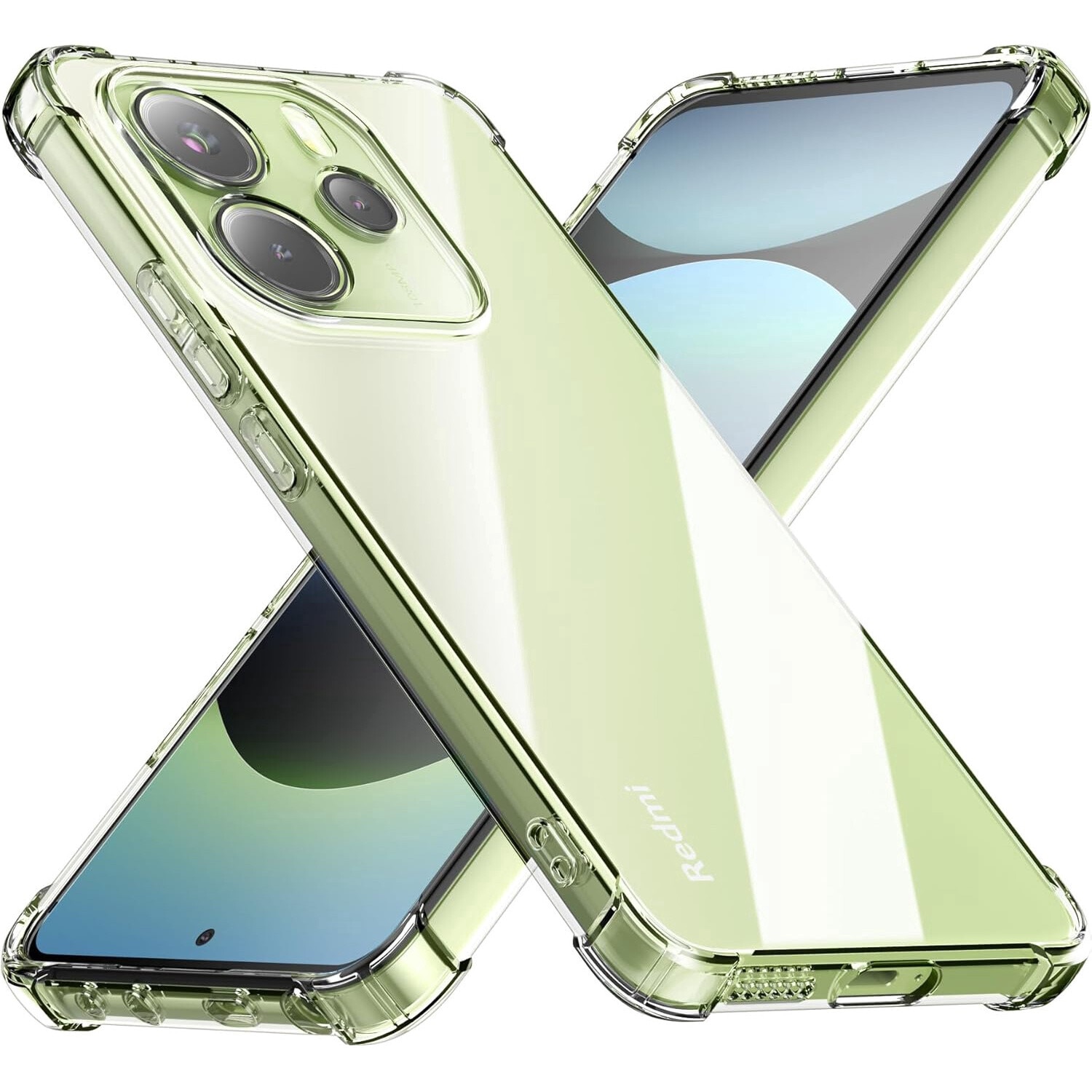 Husa pentru Xiaomi Redmi Note 14 4G Anti-Shock subtire si usoara cu protectie colturi si lentile camera transparenta