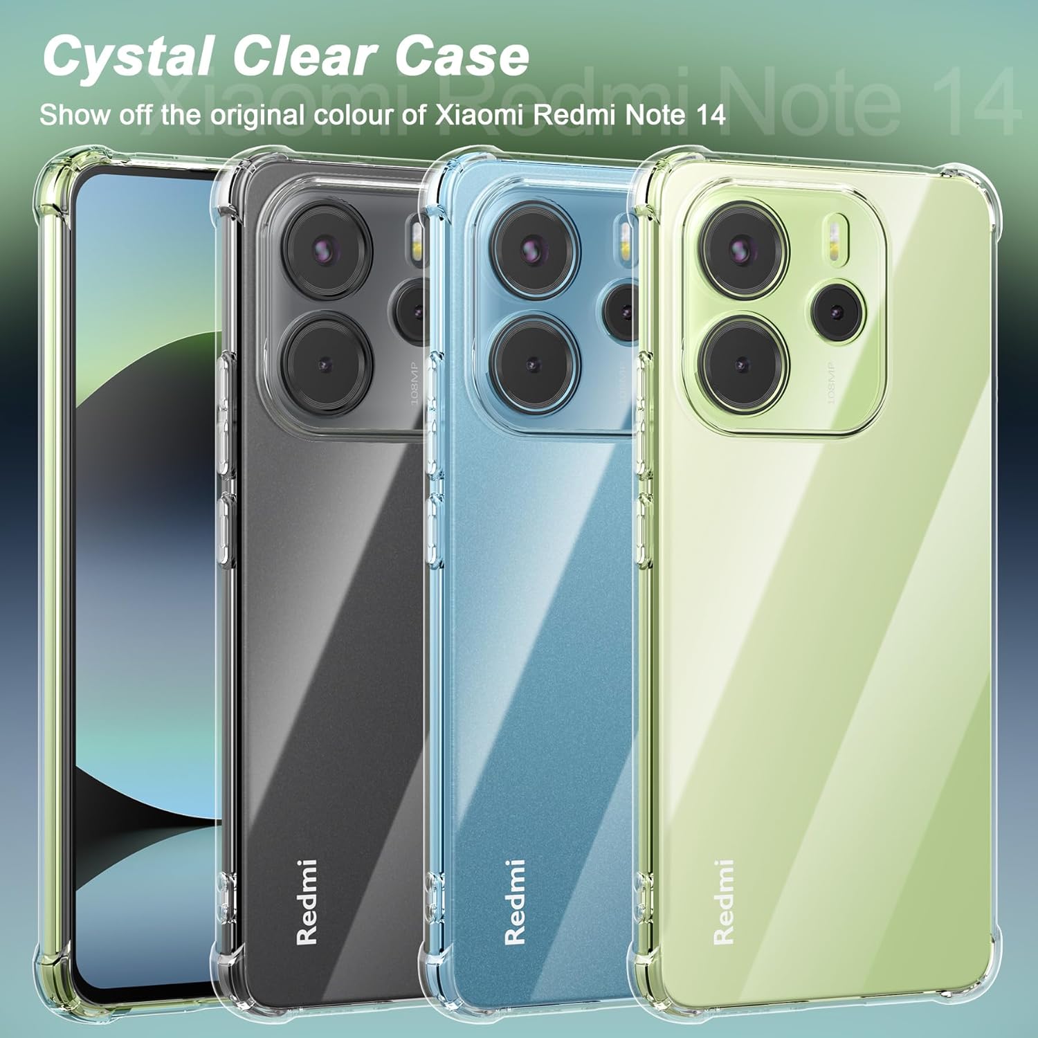 Husa pentru Xiaomi Redmi Note 14 4G Anti-Shock subtire si usoara cu protectie colturi si lentile camera transparenta