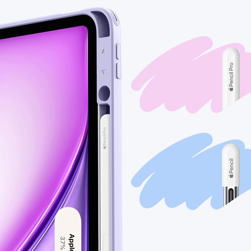 Husa pentru iPad Air 13 (2024) / Air 13 (2025) - ESR FlipA Hybrid (with Pencil Holder) - Purple