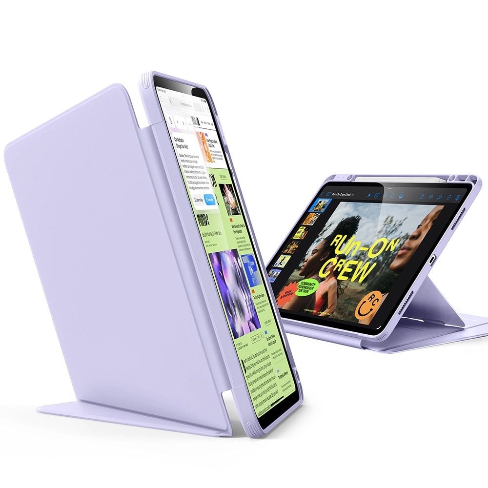 Husa pentru iPad Air 13 (2024) / Air 13 (2025) - ESR FlipA Hybrid (with Pencil Holder) - Purple