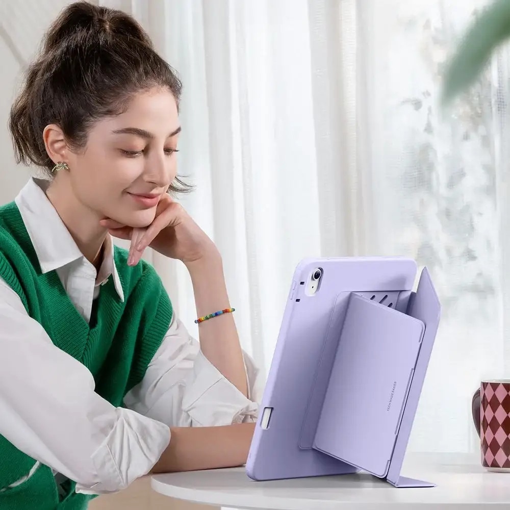Husa pentru iPad Air 13 (2024) / Air 13 (2025) - ESR FlipA Hybrid (with Pencil Holder) - Purple
