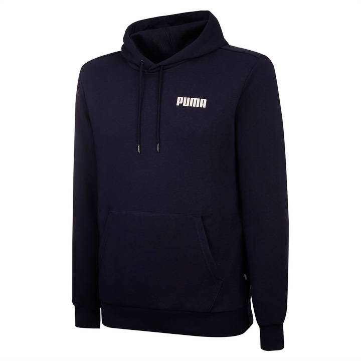 Puma férfi sportkapucnis pulóver, ESS Hoody TR, pamut, fekete szín, M INTL