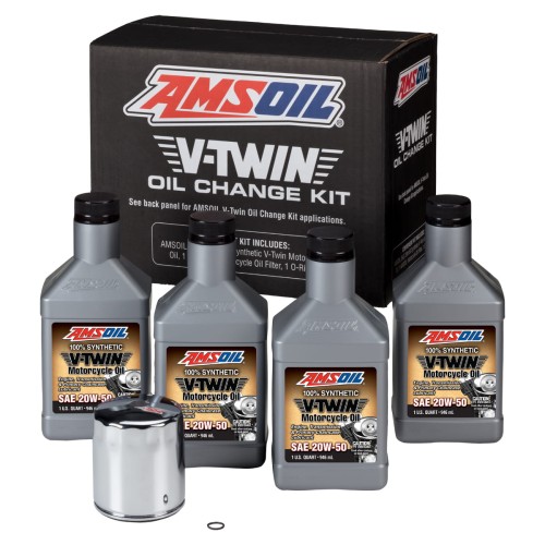 Set schimb ulei Harley-Davidson, Amsoil, 3.784L ulei sintetic 20W