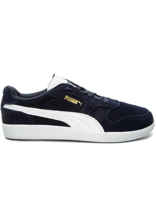 Puma Icra Trainer SD férfi sportcipő, kényelmes, fekete, bőr, 35.5 EU