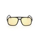 Tom Ford, Ochelari de soare supradimensionati cu lentile patrate Falconer, Negru, 60-18-140