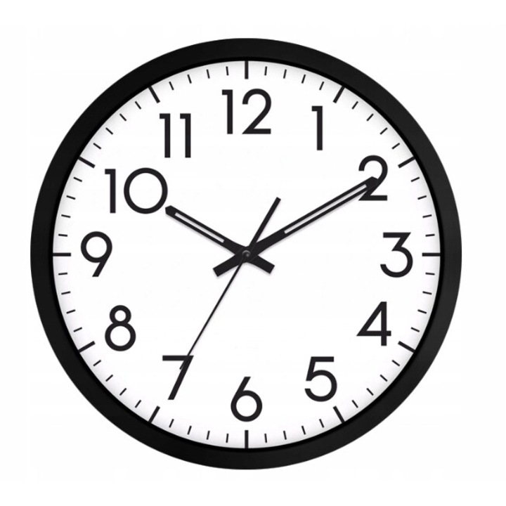 ArtR falióra, 20cm, ezüst/fekete, kvarc szerkezet, komplett szett