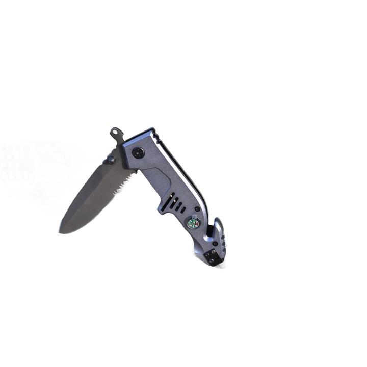 Cutit tactic de supravietuire in aer liber, argintiu