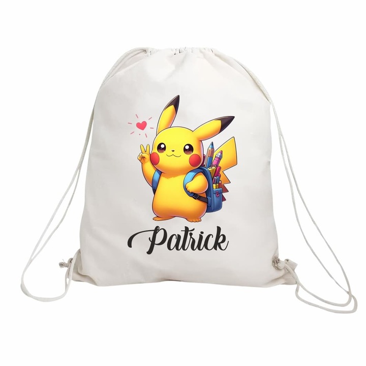 OEM Hátizsák, Óvodai, Pikachu, Pokemon, 43×34 cm, RGR094