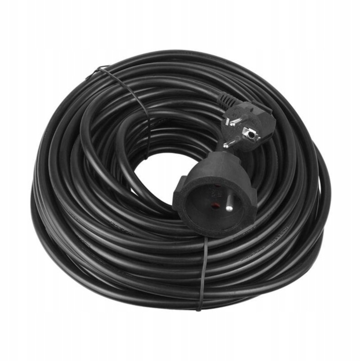 Prelungitor electric, Azaris, 10m, 3x2.5, IP44 exterior, negru