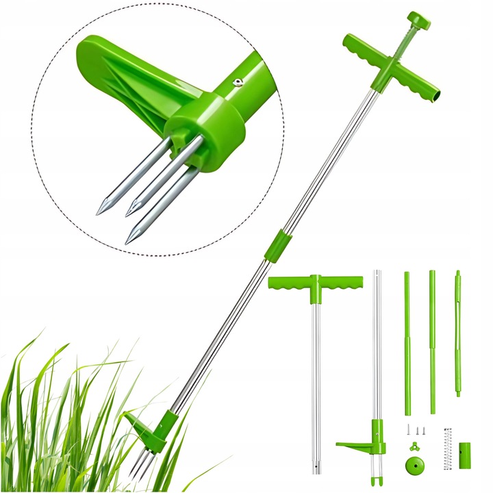Kerti szerszámok, Azari, fű, hossza 101 cm, súly 404 g, anyaga rozsdamentes acél és alumínium