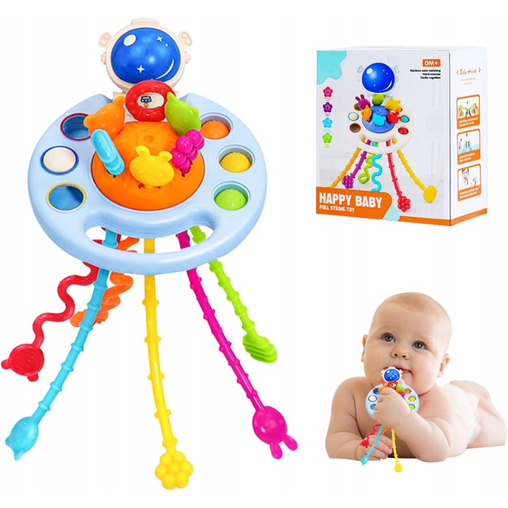 Szenzoros játék 6 az 1-ben, Azaris, többszínű, 26x11.5x13.5cm