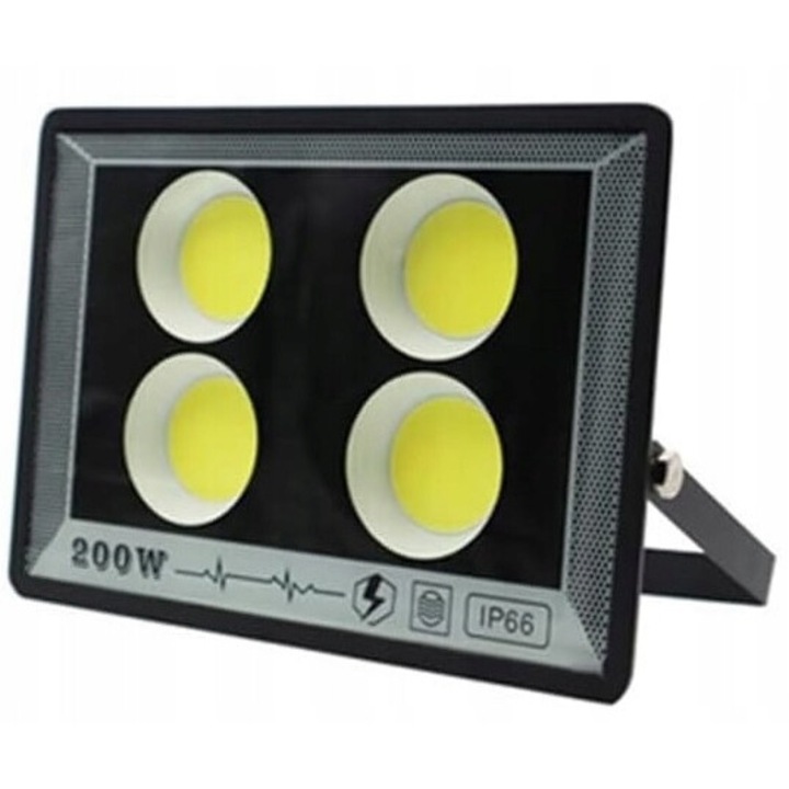 Proiector, Azaris, 200W, IP66, 24000 lumeni, negru