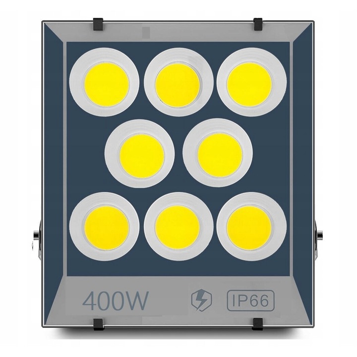 Lampa halogen 400W, LedClick, IP65, 40000lm, negru, 230V
