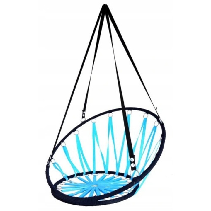 Hamac leagan Boho, Nan, rotund, 120kg, multicolor