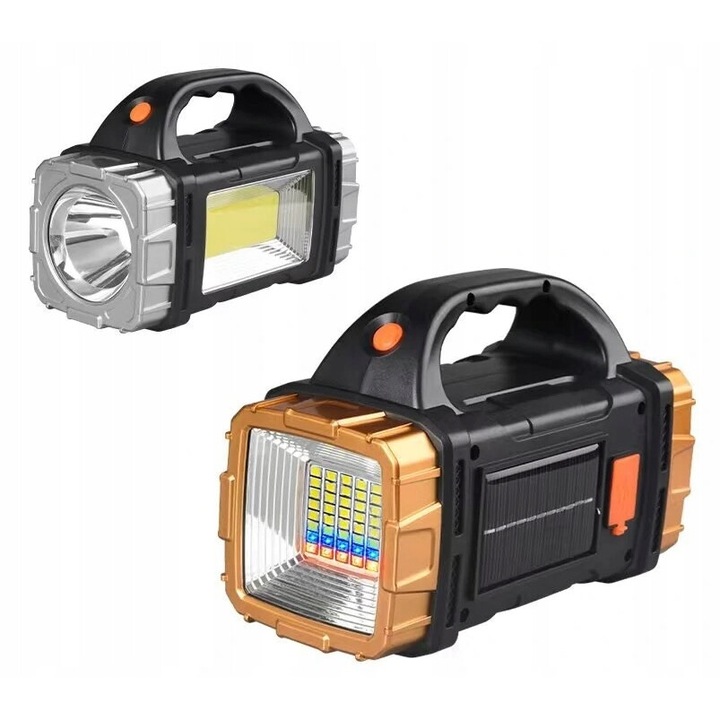 Azaris akkumulátoros zseblámpa, 1500 lm, 1500 mAh, vízálló, USB powerbank készlettel