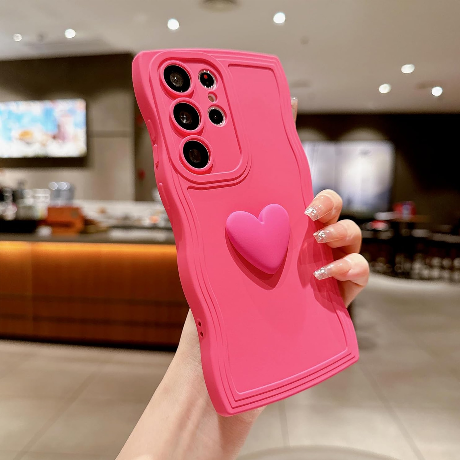 Husa protectie telefon, TREXORA, Silicon, Pentru Samsung S25 Ultra, Roz