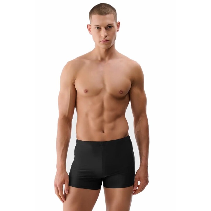 4F férfi fürdőruha, boxeralsó, fekete, S