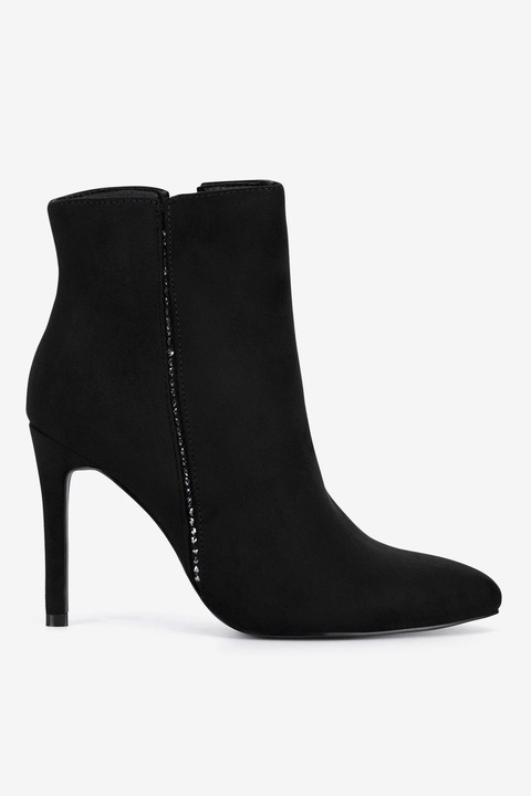 Női csizma Deezee, 5905588823049, Textil, Fekete, Fekete