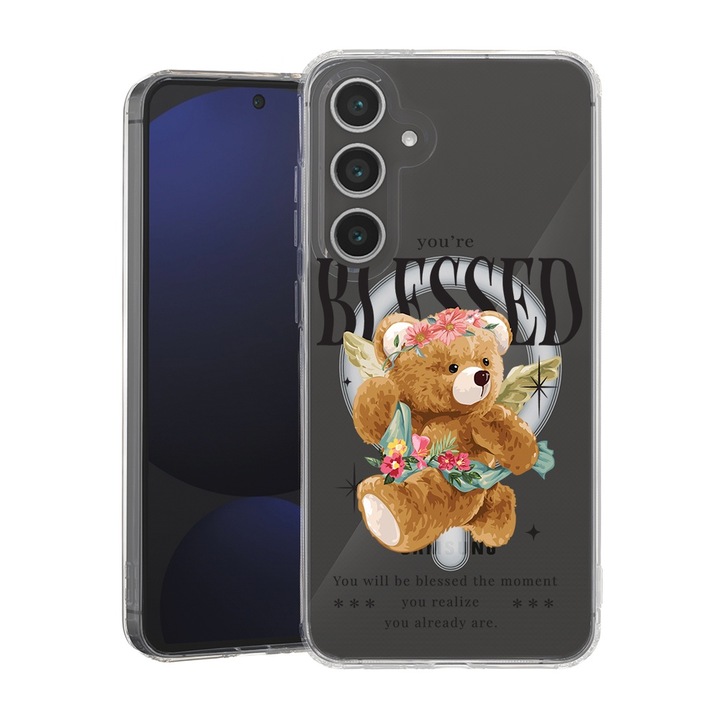 BestCase® Husa pentru Samsung Galaxy S23 FE, MagSafe Anti Shock, Teddy Bear Blessed, Protectie camera, ecran si colturi, 1946004 MAS 1561
