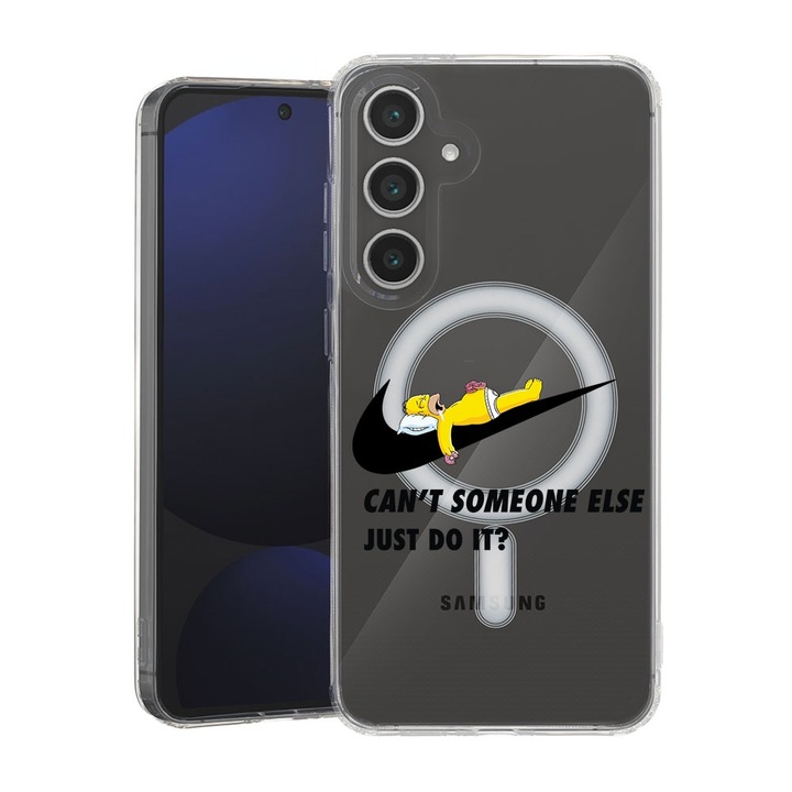 BestCase® Husa pentru Samsung Galaxy A55, MagSafe Anti Shock, Simpson Just Do It, Protectie camera, ecran si colturi, 1946003 MAS 751