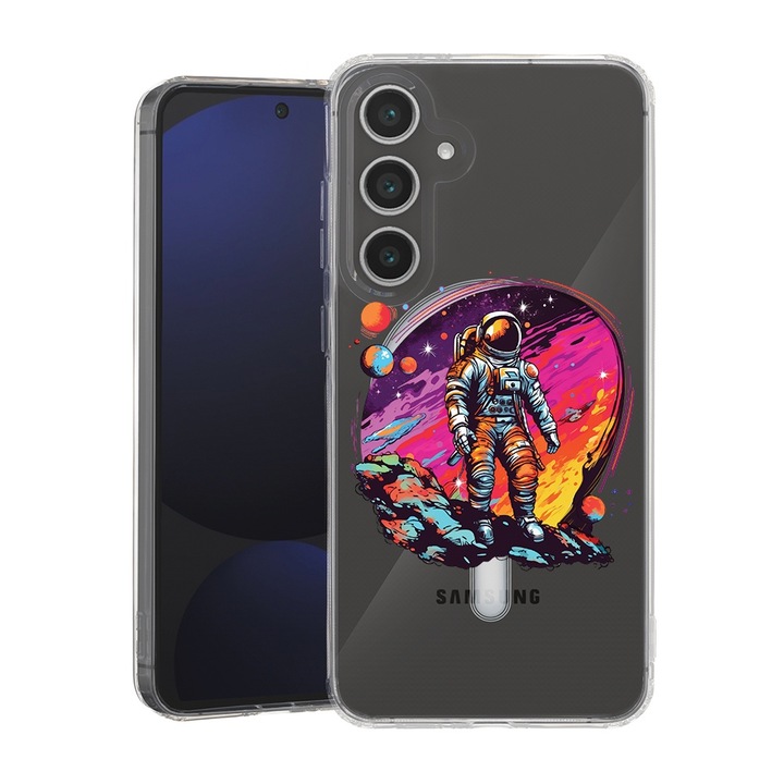 BestCase® Husa pentru Samsung Galaxy S23 FE, MagSafe Anti Shock, Astronaut, Protectie camera, ecran si colturi, 1946004 MAS 1505