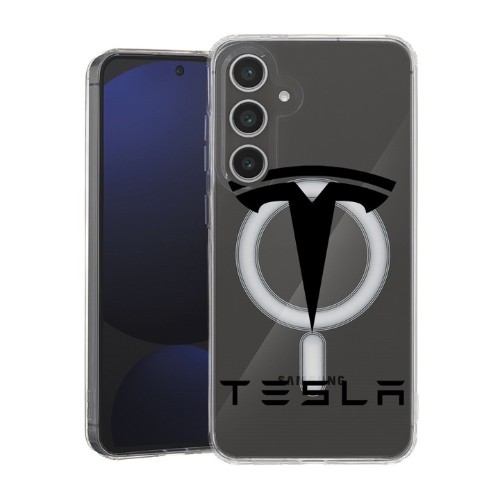 BestCase® Husa pentru Samsung Galaxy S23, MagSafe Anti Shock, Tesla, Protectie camera, ecran si colturi, 1828660 MAS 1710