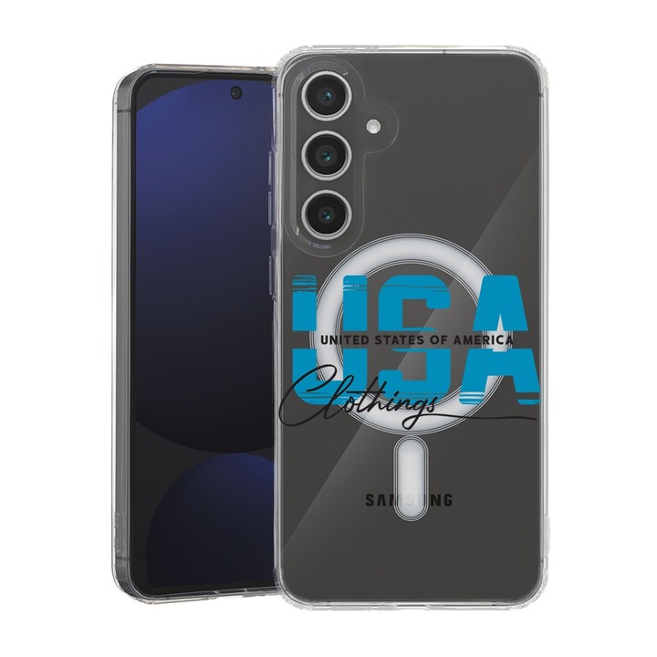 BestCase® Husa pentru Samsung Galaxy S23, MagSafe Anti Shock, USA, Protectie camera, ecran si colturi, 1828660 MAS 1588