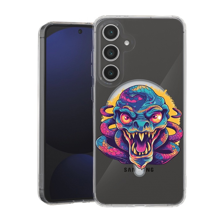 BestCase® Husa pentru Samsung Galaxy S23 FE, MagSafe Anti Shock, Dream Colors - Dragon, Protectie camera, ecran si colturi, 1946004 MAS 1583