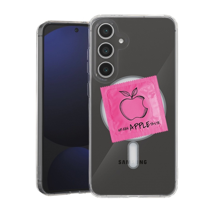 BestCase® Husa pentru Samsung Galaxy A55, MagSafe Anti Shock, Apple taste pink, Protectie camera, ecran si colturi, 1946003 MAS 1456