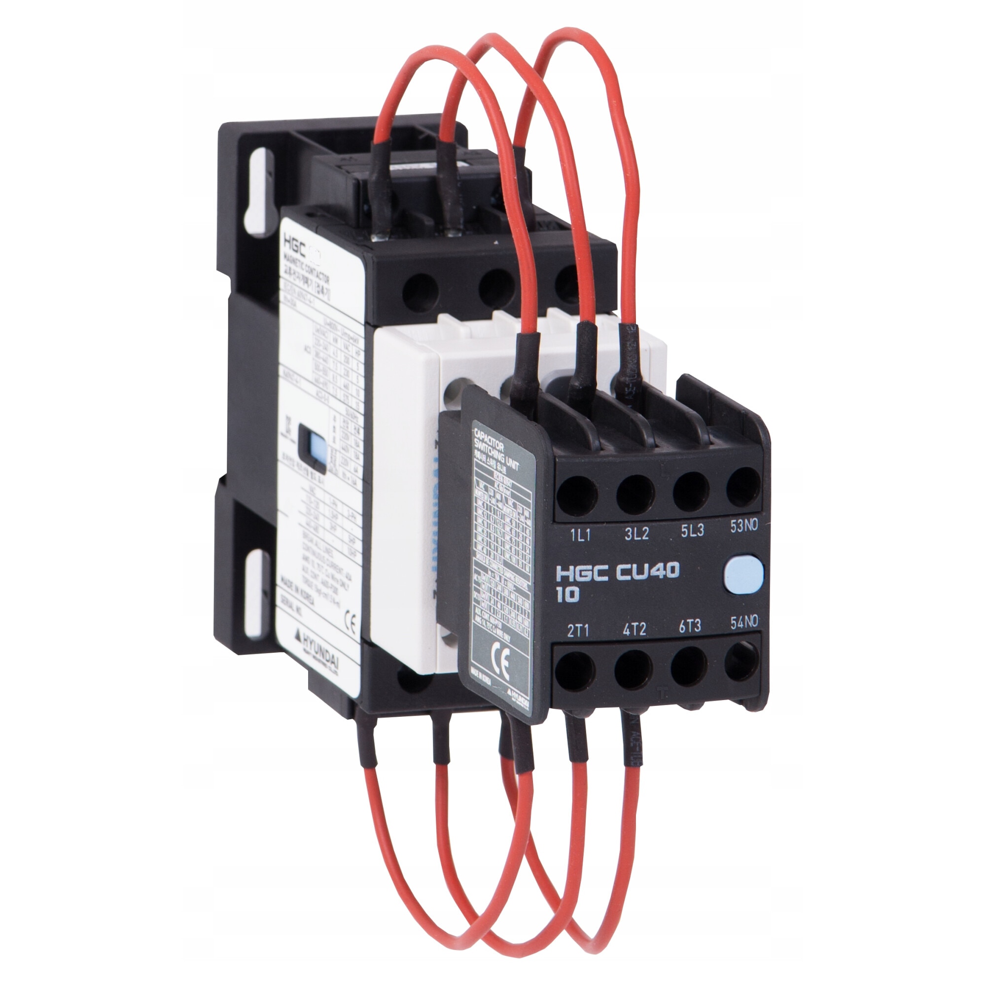 Contactor AC, Mmgoqqt 220V 50Hz 65A 2NO+2NC, instalare pe sina DIN