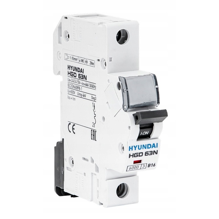 Siguranta electrica, HGD, 1P, 6kA, 32A, caracteristica B