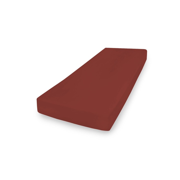 Чаршаф MATEX, джърси с ластик, розов, 190x210см, 200x220см