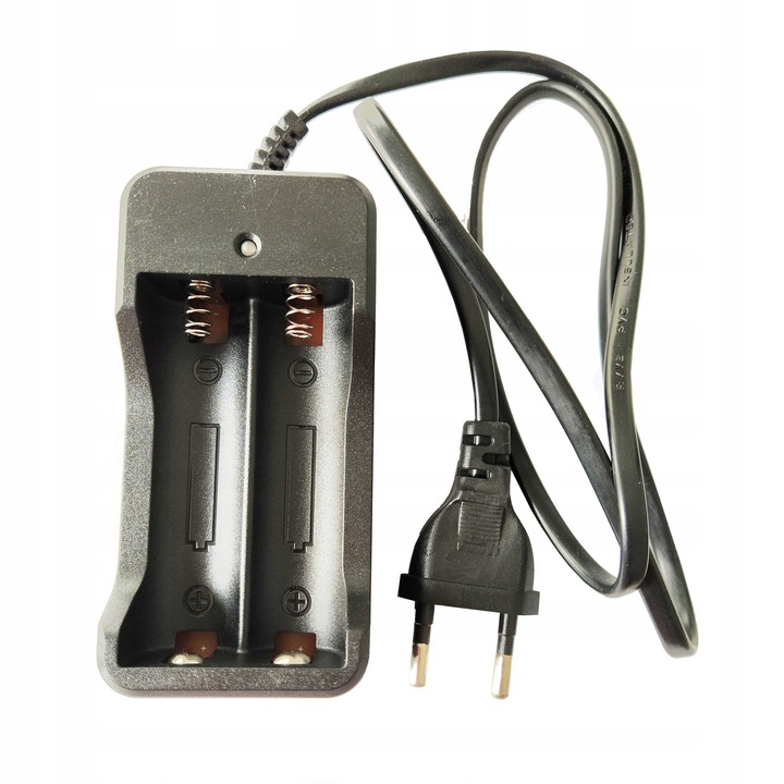 Incarcator dublu pentru acumulatori 18650, GOMEDIA, 14500-32650, 10x5x3cm