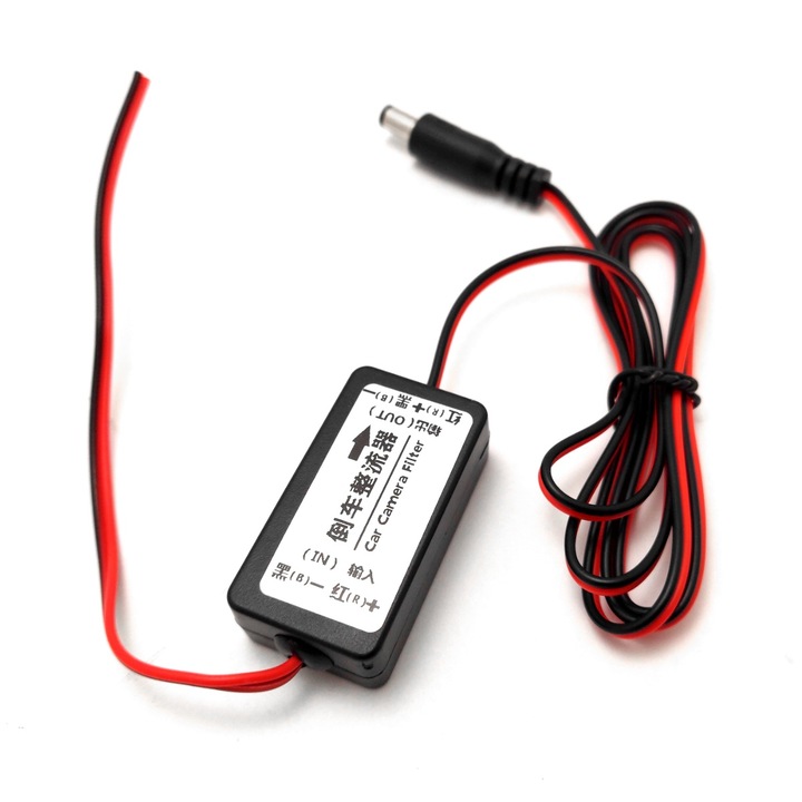 Modul filtru pentru camera de marsarier GOMEDIA, compatibil VAG, eliminare zgomote, 12V