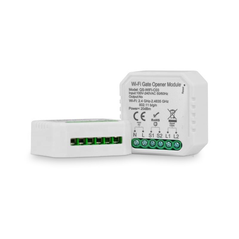 Kit controler Wi-Fi pentru poarta garaj, GOMEDIA, senzor de deschidere ...