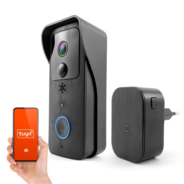 Interfon video T32 WiFi 1080p cu sonerie